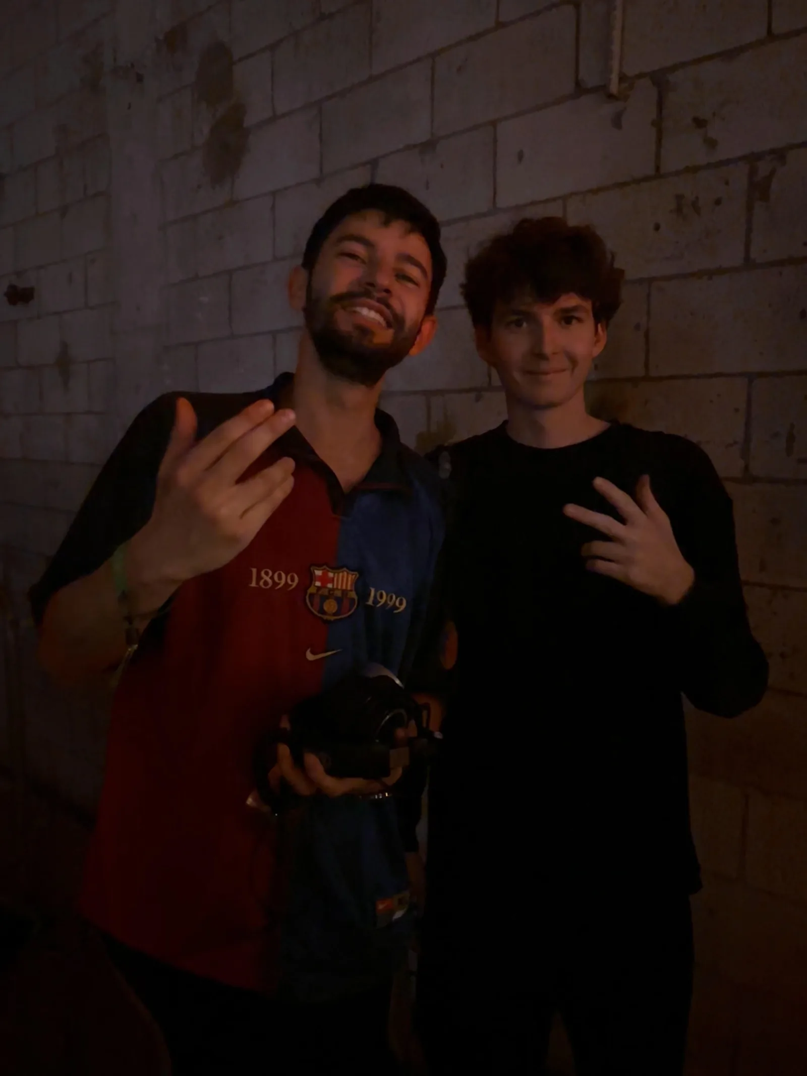 Keenan with a camera after a live event